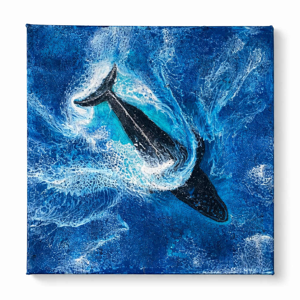 Beneath the Breath | 12x12 Canvas Series