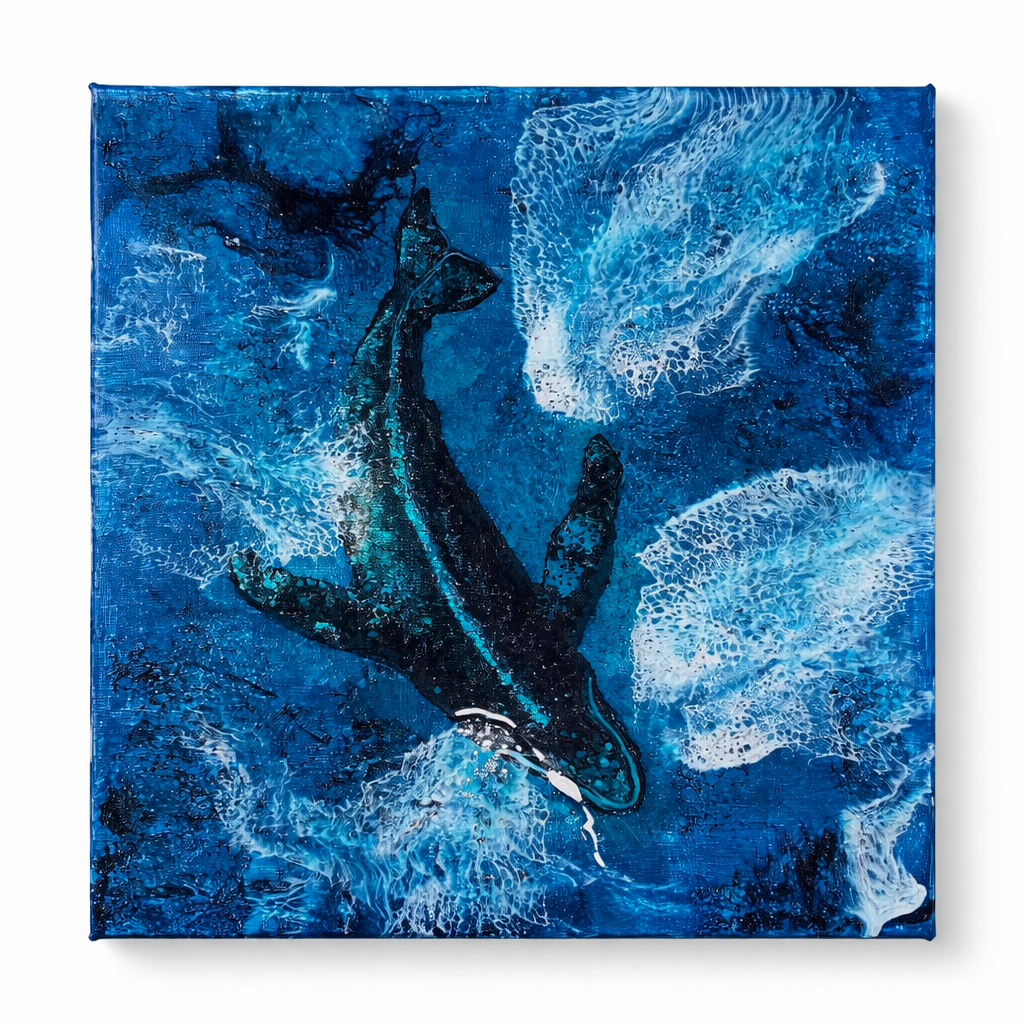 Beneath the Breath | 12x12 Canvas Series