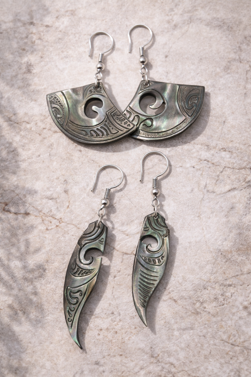 Mother of Pearl Shell Luxe Earrings